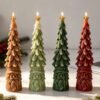 Vedini Santa Claus Tree Candle Mold DIY Christmas Tree Scented Candle Decoration Silicon Mold JKB-3524 - Image 3