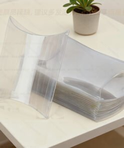 Alternative view of Clear Transparent PVC Pillow Box 11 × 5 × 2.5 cm | Transparent Pillow Shaped Packaging Box for Soap and Wax Sachet's, Gifts, Soaps & Return Gifts(Pack of 10)