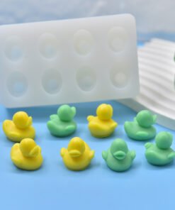 8 Little Duck Shaped Silicone Mold Soap Silicone Mold Fondant DIY Candle Mold JKB-3492