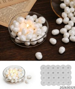 Vedini Pearl-Shaped Ocean-Themed Wax Beads Mold Silicone Mold JKB-3499