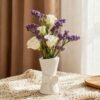 Vedini Bow Bouquet Vase Mold Decorative Plaster Vase Ornaments Silicone Mold JKB-3510 - Image 3