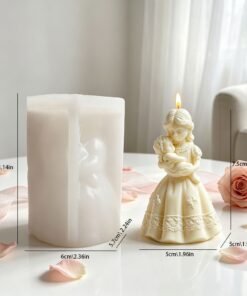 Vedini Baby Girl Holding Baby Silicone Mold for Scented Candles DIY Motherly Love Theme Handmade Soap Plaster Mold JKB-3580