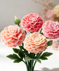 Vedini New peony flower Silicone Mold, Resin, Plaster Flower Mold JKB-3565