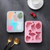 Vedini 6 Cavity Different Bird and Leaf Designs for Baking, Chocolate, Ice, Crystal, and Resin Cake Molds JKB-3538 - Image 4