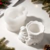 Vedini Concrete Santa Claus Gift Bag Cup Silicone Mold DIY Christmas scented candle plaster decoration silicone mold JKB-3570 - Image 4