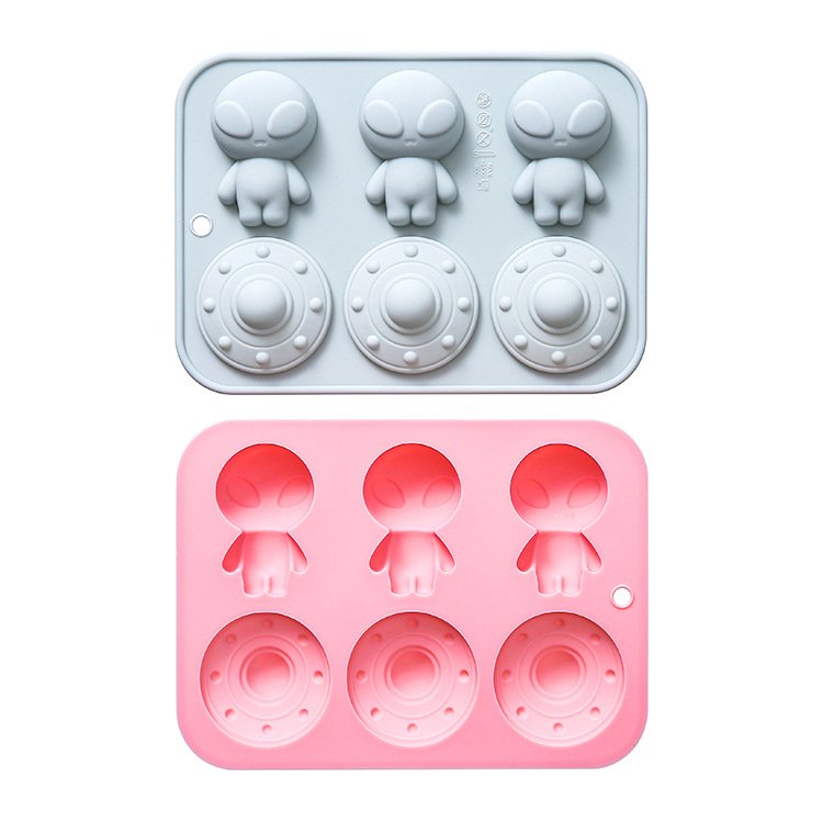 Vedini 6 Cavity Alien Spaceship-Shaped Silicone Mold JKB-3550 - Image 2