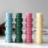 Nutcracker Soldier Stacked Christmas Candle