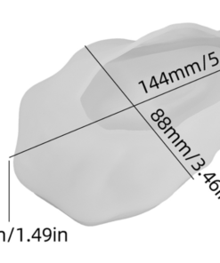 Alternative view of Vedini Oyster Shell Silicone Mold JKB-3500