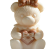 Vedini Bow Teady With Heart Silicon Mold JKB-3516 - Image 3