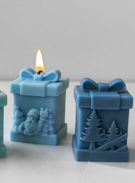 Vedini Christmas Gift Box Candle Silicone Mold JKB-3530 - Image 2