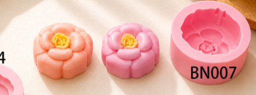 Vedini Camellia Flower-shaped Silicone Mold jkb-3574 - Image 2