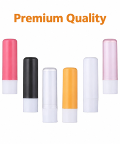 Vedini 4g multi-color PP plastic empty lip balm tubes cosmetic packaging series