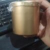 Brass Polished Iron Metal Storage Tin Container with Lid – Round Decorative Canister for Candle, Gift & Multipurpose Storage 3*3 Inch - Image 4