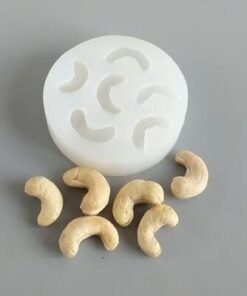 Vedini Cashew Nut Mold Kaju Dryfruit Silicone Mold JKB-3594