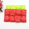 Vedini 8 Cavity Butterfly Princess Snowman Penguin Silicon Mold JKB-3631 - Image 2