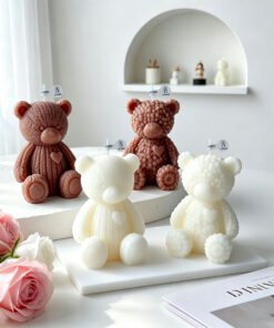 Alternative view of Vedini Cute Small Teddy Bear Silicon Mold JKB-3652