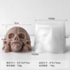 Vedini Halloween Skull Turtle Decoration Ornament Mold DIY Animal Skull Mold JKB-3656 - Image 2