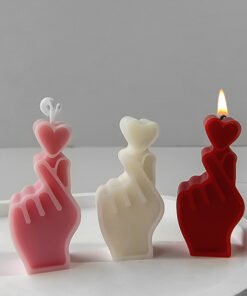 Vedini Small Heart Gesture Silicone Mold JKB-3651