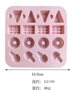 Alternative view of Vedini Donut Silicone Fondant Mold Cake Chocolate Decoration Mold JKB-3654