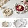Vedini European-Style Vintage Lace Small Tray Mold Silicone Mold JKB-3614 - Image 3