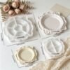 Vedini European-Style Vintage Lace Small Tray Mold Silicone Mold JKB-3614 - Image 4