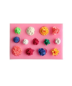Vedini Various Flower-Shaped DIY Silicone Molds Fondant Cake Molds Baking Molds JKB-3653