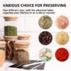 Vedini Glass Storage Jar with Bamboo Lid – Airtight Transparent Kitchen Container, 60 × 80 mm(Pack of 1) - Image 2