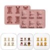 Vedini 6-Cavity Bunny And Panda Animal Silicone Mold JKB-3633 - Image 2