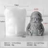 Vedini Christmas Santa Claus Scented Candle Silicone Mold DIY Christmas Candle Plaster Decoration Mold JKB-3640 - Image 2