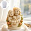 Vedini 3D Jesus Figurine Mary Christmas Candle Silicone Mold JKB-3606 - Image 3