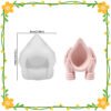 Vedini Concrete Diya In Hands Shaped Silicon Mold JKB-3657 - Image 2