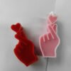 Vedini Small Heart Gesture Silicone Mold JKB-3651 - Image 4