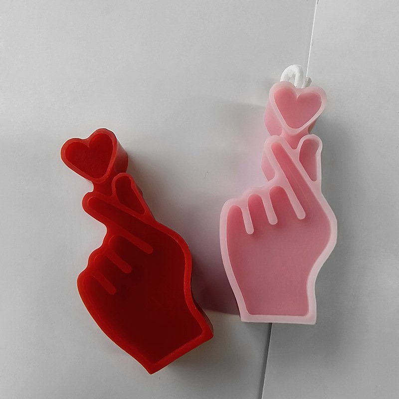 Vedini Small Heart Gesture Silicone Mold JKB-3651 - Image 4