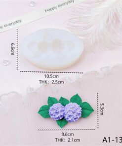 Alternative view of Vedini Hydrangea Flower Bouquet Silicon Mold JKB-3619