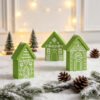 Vedini 8 Cavity Christmas Carved House Silicone Mold DIY aromatherapy candle plaster European-style sign mold JKB-3649 - Image 5