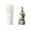 Vedini Santa Claus Gift Box Tree Candle Silicone Mold Christmas Tree Mold JKB-3608 - Image 3