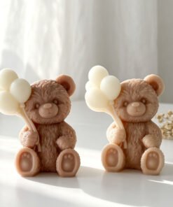 Vedini Sitting Ballon Bear Silicon Mold JKB-3637