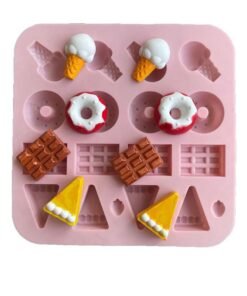 Vedini Donut Silicone Fondant Mold Cake Chocolate Decoration Mold JKB-3654