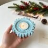 Vedini Christmas Snowflake Candle Holder Silicon Mold JKB-3646