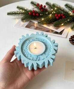 Vedini Christmas Snowflake Candle Holder Silicon Mold JKB-3646