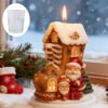Vedini Christmas Socks House Old Man Candle Silicone Mold JKB-3601 - Image 4