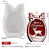 Vedini Elk Merry Christmas Candle Silicone Mold JKB-3602 - Image 3