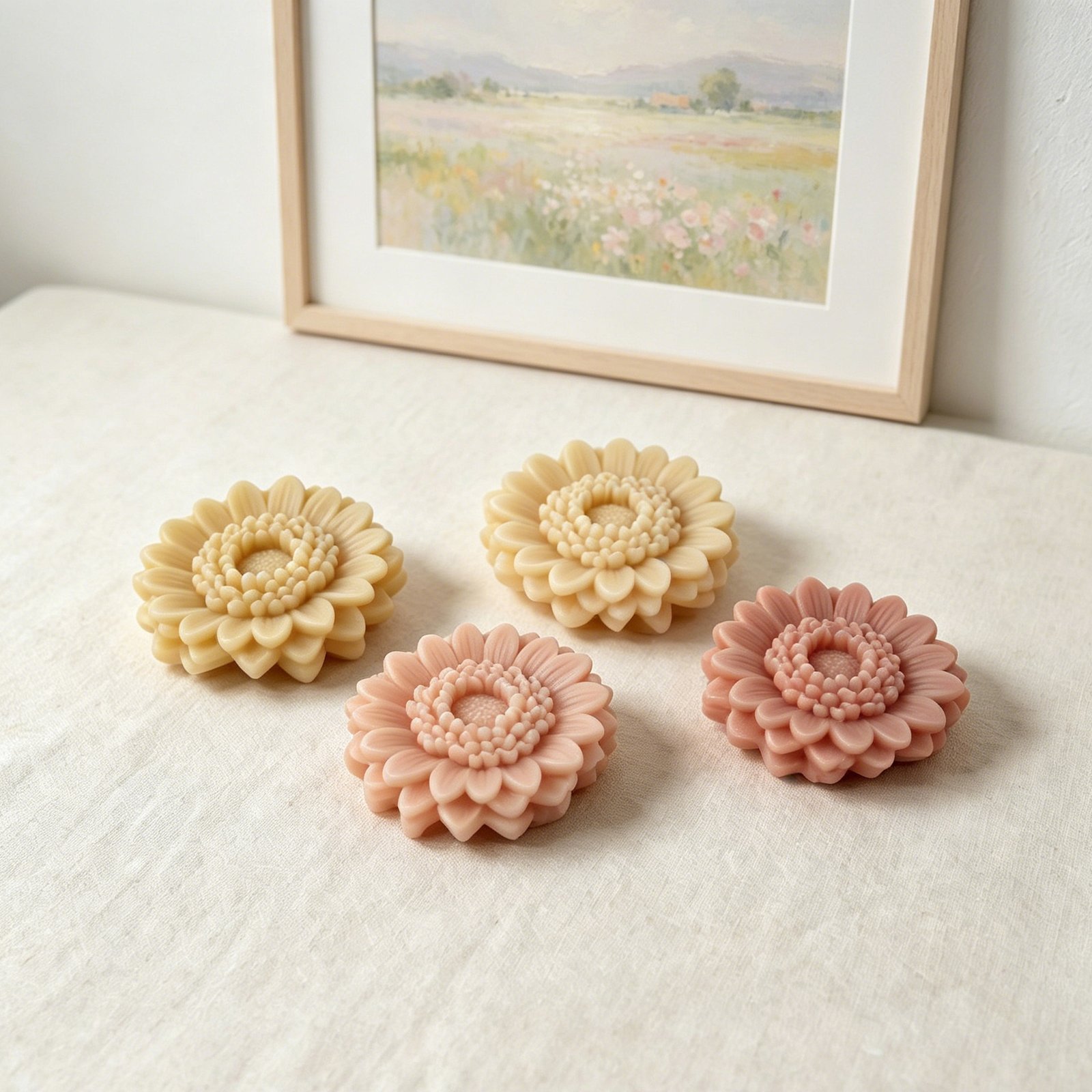 Vedini Double Petaled Chrysanthemum Flower Silicon Mold JKB-3659 - Image 3