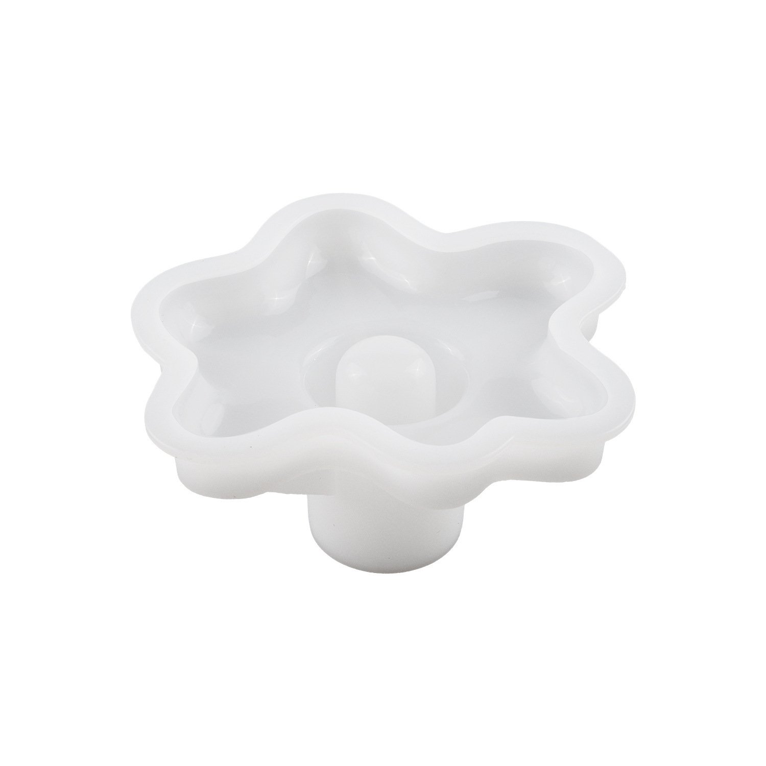 Vedini Concrete,Epoxy Resin Melting Flowing Water Drop Water Flow modeling candle Candlestick Mirror Silicone Mold JKB-3622 - Image 3