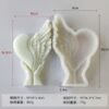 Vedini Valentine's Day Love Wings Candle Silicone Mold DIY Candle Plaster Glue Ornament Mold JKB-3609 - Image 2