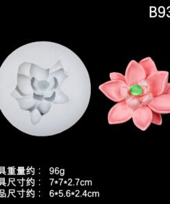 Alternative view of Vedini Lotus Silicon Mold JKB-3617
