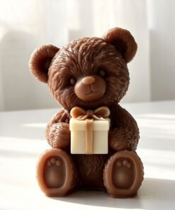 Vedini Bear With Gift Silicon Mold JKB-3638