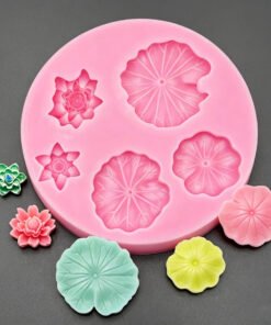 Vedini Lotus Leaf And Lotus Silicone Mold JKB-3607