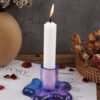 Vedini Concrete,Epoxy Resin Melting Flowing Water Drop Water Flow modeling candle Candlestick Mirror Silicone Mold JKB-3622 - Image 2