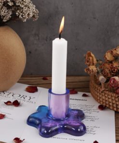 Alternative view of Vedini Concrete,Epoxy Resin Melting Flowing Water Drop Water Flow modeling candle Candlestick Mirror Silicone Mold JKB-3622